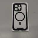 Miracase Magnetic for iPhone 16 Pro Case Full-Body Phone with Built-in Glass Screen Protector, [Compatible with MagSafe] Military Drop Proof 16 Pro Cover Bumper 6.3 inch, Black