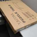 Yacona Puzzle Board 1500 Pieces,34.3x 26 Jigsaw Puzzle Table with Folding Legs,4 Drawers and Cover,Portable Board Game Table for Adults and Teens with No Installation Required (Wooden Color)