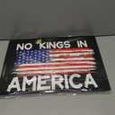 2 x No Kings in America Yard Sign, Double Sided, 12 x 18 inches, Weatherproof Corrugated Plastic with H Stakes