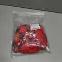 Yeapeeto Dog Onesie Surgery Recovery Suit for Large Medium Bodysuit Dogs Pajamas PJS Full Body for Shedding, Prevent Licking, Wound Protection, Cone Alternative (Xmas Red, 4X-Large (Pack of 1))