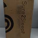 Sure2Sleep Gel Swirl Memory Foam Mattress Topper - 2 Inch, Pressure Relieving, Cooling Comfort - Made in The USA & CertiPUR-US Certified - Softens Firm Beds and Extends Mattress Life - King Size