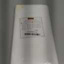 Barossa Design Waterproof Extra Long Shower Curtain or Liner Microfiber 72 x 84 inches, Soft Feel & Hotel Quality, Machine Washable, White, 72x84