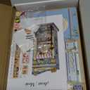 Cutefun Book Nook Kit - DIY Miniature House Kit for Adults and Teens, 3D Wooden Puzzle Mini House Building Kit with LED, Dollhouse Kit Bookshelf Insert Decor Creative Gifts (Sweet Marie)