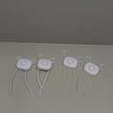 Safety 1st OutSmart Flex Lock, White, 4 Pack