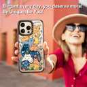 Compatible for iPhone 16 Pro case Cute - Durable Shockproof 6.6 ft Drop Impact Phone Case - Black Funny Cats Party Design for iPhone 16 Pro 6.3"