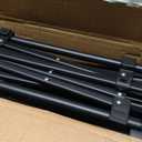 EAYNON 38" L Collapsible Foldable Extended Wagon,440lbs Weight Capacity with 220L Heavy Duty Folding Cart, Utility Wagon with Side Storage Pockets& Drink Holders,Black