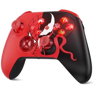Dinosoo RGB Wireless Controller for Xbox Series X|S, Xbox One & PC, Bluetooth, 4 Vibration Motors, TURBO, Macro - Upgrading with a PC before connecting to X-box Dinosoo RGB Wireless Controller for Xbox Series X|S, Xbox One & PC, Bluetooth, 4 Vibration Motors, TURBO, Macro - Upgrading with a PC before connecting to X-box