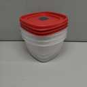 Rubbermaid 7 cups Food Storage Container 3 Pack Clear