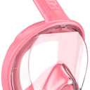 Kids Snorkel Mask Full Face, Snorkeling Gear for Kids with Camera Mount, 180 Degree Panoramic View Snorkeling Set Anti-Fog Anti-Leak