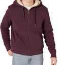 Amazon Essentials Hoodie For Men, Sherpa-Lined Full-Zip Fleece Sweatshirt M
