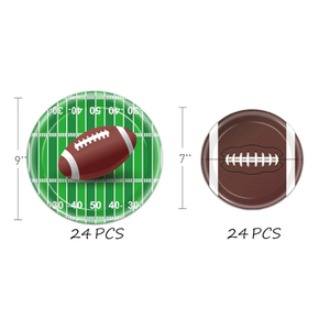 Football Party Paper Plates