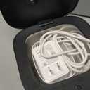 Ultrasonic Retainer Cleaner Machine, 48KHz Dental Cleaning Pod for Denture, Mouth Guard, Aligner, Night Guard, Braces, Toothbrush Heads, Jewelry with Digital Timer & 6 Modes, 13oz Capacity, Black