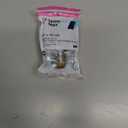 SharkBite Max 1/2 x 3/8 Inch Compression Angle Stop Valve, Quarter Turn, Push to Connect Brass Plumbing Fitting, PEX Pipe, Copper, CPVC, PE-RT, HDPE, UR23036