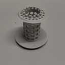 TubShroom Bathtub Drain Hair Catcher in-Drain Tub Strainer & Clog Prevention Protector, Fits Standard 1.41.75 Tub Drains, Easy Clean, Captures Human & Pet Hair Out of Sight (Gray)