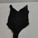 SAUNGKUAI Womens Bodysuit Sexy Plunge Deep V Neck Backless Sleeveless Tank Thong Body Suits Outfits for Going Out (Large)