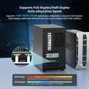 4 Port Gigabit Base-T Network Card, Intel I350 Controller, NICGIGA 4 Port 1G PCIe Ethernet Adapter, 4 x 1Gbe RJ45 Port NIC Card, Windows10/11/Windows Server/Linux