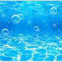 7x5ft Summer Swimming Pool Photography Backdrop Blue Splash Water Ripple Bubble Background Baby Shower Ocean Party Decorations Photo Banner Props