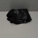 Womens Casual Faux Leather Shorts (3X-Large, Pocket-black)