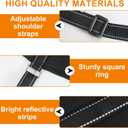 Adjustable Dog Lift Harness Dog Sling Portable Dog Sling for Back Legs Harness for Senior,Injured,Disabled Dogs After ACL Surgery (M)