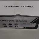Ultrasonic Cleaner, 48KHz Jewelry Cleaner 400ML, Ultrasonic Retainer Cleaner for Eyeglasses Rings Watch Band Necklace Earing, Multi Deep Cleaning Modes, White