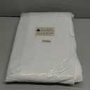 Creative Scents Fabric White Shower Curtain for Bathroom  72 x 84 Spa, Hotel Luxury Matt Waffle Weave Square Design, Water Repellent, 230 GSM Weighty Cloth, for Decorative Bathroom Curtains