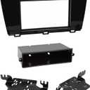 Scosche SU2030B Double DIN or Single DIN with Pocket Radio Install Dash Kit Compatible with Select 2015-17 Subaru Vehicles- Flat Black Aftermarket Car Stereo Installation Kit - See Fit Guide in Images