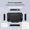 Hard Drive Reader USB 3.0 & Type C to SATA IDE Adapter, Universal 2.5"/3.5" HDD/SSD Converter, One Touch Backup Function, Included 12V/2A Power Adapter