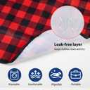 2 x Adult Bibs for Men Women Elderly Reusable Large Adult Bibs Reusable Waterproof Clothing Protector with Crumb Catcher (3pack Blue+red+grey)