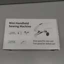 Handheld Sewing Machines, Mini Portable Small Hand Sewing Machine for Beginners Adult, Easy to Use and Fast Stitch with Two Speeds, Complete Sewing Kits 20 bobbins (White)