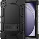 Azzsy Case for Samsung Galaxy Tab A9+/A9 Plus 11” 2024 Model (SM-X210/X216/X218), Heavy Duty Shockproof Rugged High Impact Protective Case, Black