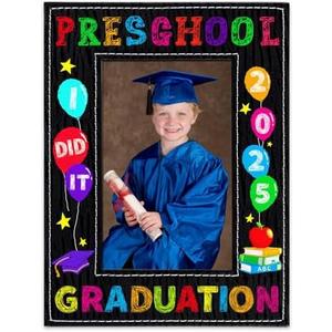 PETCEE Preschool Graduation Gift - Preschool Graduation Picture Frame 2025 Kindergarten Gifts Pre-K Preschool Graduation Photo Frame for Kids Children Boys Girls Students Daughter Son Graduates
