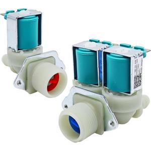 Washer Water Inlet Valve Fit for samsung kenmore WF42H5000AW WF45B6300AC WF45R6100AW WF45B6300AC/US WF45R6100AC/US WF42H5000AW/A2 WF45R6300AV/US WF42H5200AP/A2 WF42H5200AF/A2 WF42H5200AW/A2