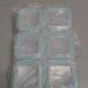 Small Glass Containers 6 Pack, 6 oz Reusable, Airtight, Leakproof Mini Food Storage Containers with Lids