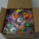 JOYIN 100 Pcs Halloween Mochi Squishy Toys for Kids Gift, Halloween Kawaii Sensory Stress Relief Toys for Halloween Party Favors Decor, Trick or Treats Classroom Prizes Goodie Bag Fillers