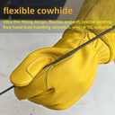 Tig Welding Gloves for Men and Women - 100% Cowhide Leather, TIG Dedicated, Comfortable Breathable & Flexible
