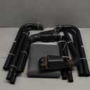 Elevated Dog Bed, Raised Outdoor Dog Bed for Large Sized Dogs, Portable Cooling Pet Cot with Breathable & Washable Mesh, Indoor & Outdoor Pet Hammock with Skid-Resistant Feet. (L(43.30"x31.90"x8.00"), Grey)