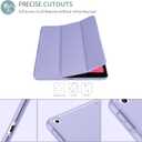 ProCase Smart Case for iPad 9.7 Inch iPad 6th/5th Generation 2018 2017(Model: A1893 A1954 A1822 A1823), Ultra Slim Lightweight Stand Cover with Translucent Frosted Back -Lightpurple