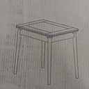 HC SF Brown Dining Room Table 