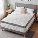 Extra Firm Mattress Topper Full, 3 Inch High-Density Foam Mattress Pad, Pain Relieving Bed Topper for Extra Support, Washable Cover with Anti-Slip Straps, CertiPUR-US Oeko-Tex Certified, 75" x 54"