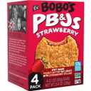 Bobo's Strawberry Peanut Butter & Jelly, 2.1 Ounce, 4 Per Pack, 6 Per Case, Price/case Best By:02/25/2026