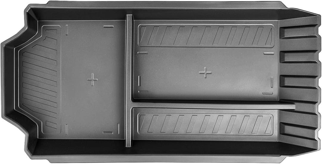 Cybertruck Center Console Organizer 2024,TPE Floor Console Organizer Storage Tray for Cybertruck Accessories