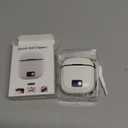 Electric Nail Clipper, 2026 Improved Nail Clippers Set, Includes an Automatic 2-in-1 Nail Clippers (with LED Light & Storage Box), an Oblique Nail Clippers, Ideal for All Your Nail Care Needs - White