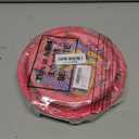 Yungyan 50 Pcs Retro 90S Plates Disposable Paper Tableware 9 Inch Dinner Plates 7 Inch Dessert Party Decoration Supplies