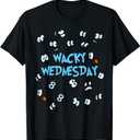 Wacky Face Wednesday Men, Woman and Kids Outfit for School T-Shirt, Size: XS