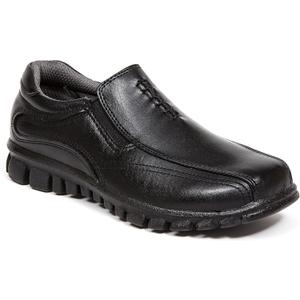 Deer Stags Stadium Slip-On (Little Kid/ Big Kid), Black, 6.5 M US Big Kid
