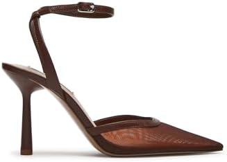 SYHXYHEG Mesh Closed Pointed Toe High Heels for Women 7