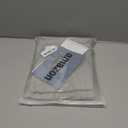 Ombre Chiffon Sheer Curtains 54 Inch Length for Living Room Bedroom, Crinkle Semi Voile Short Curtain Panels for Laundry Room Light Filtering Window Drapes for Kitchen Small Window, Rod Pocket, Grey