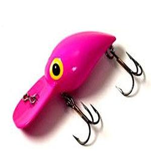 Brad's Killer Fishing Gear Wiggler (Fluorescent Pink, 3 3/4-Inch), W-MW-007