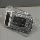 Mini Plug in Heater, Portable Wall Space Heater with Remote, Small Wall Outlet Heating with Adjustable Thermostat and 12H Timer, LED Display for Home Office Bathroom Indoor Use (Snow)