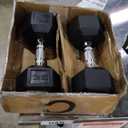 CAP Barbell Coated Dumbbell Weight | Multiple Options Pairs & Sets (50 lb - Set (25 lb x 2))